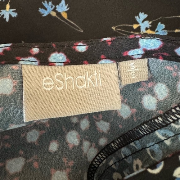 Eshakti Blue Floral Maxi Dress - Picture 8 of 8